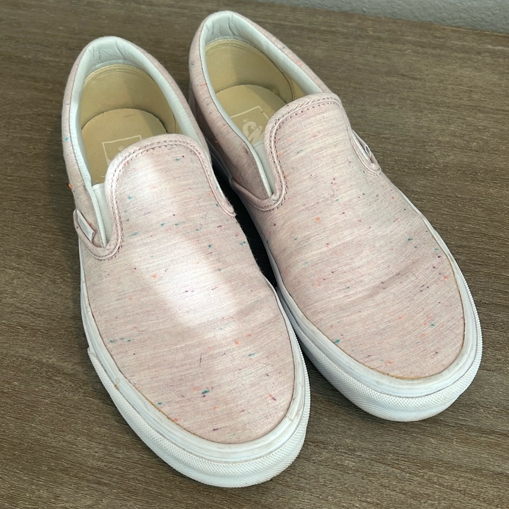 Worn once vans slip on shoe